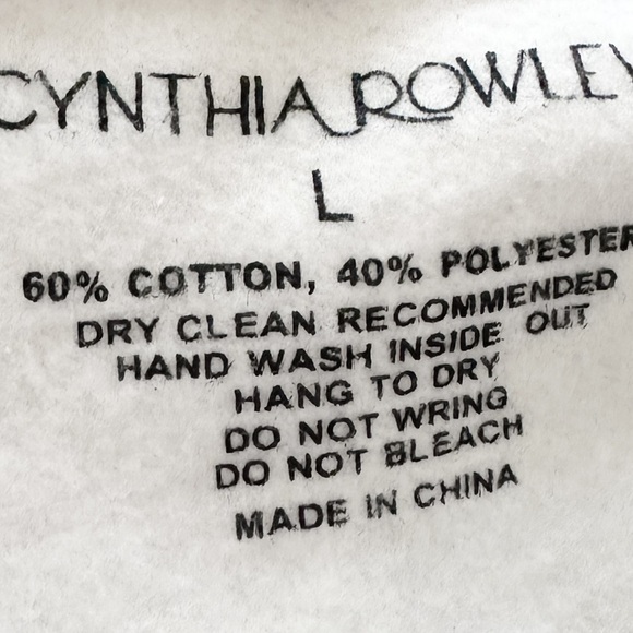 CYNTHIA ROWLEY Rhinestone Embellished Grey Sweatpants - Picture 12 of 15